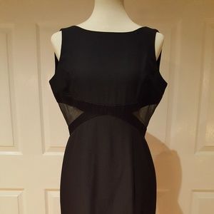 Long black evening gown